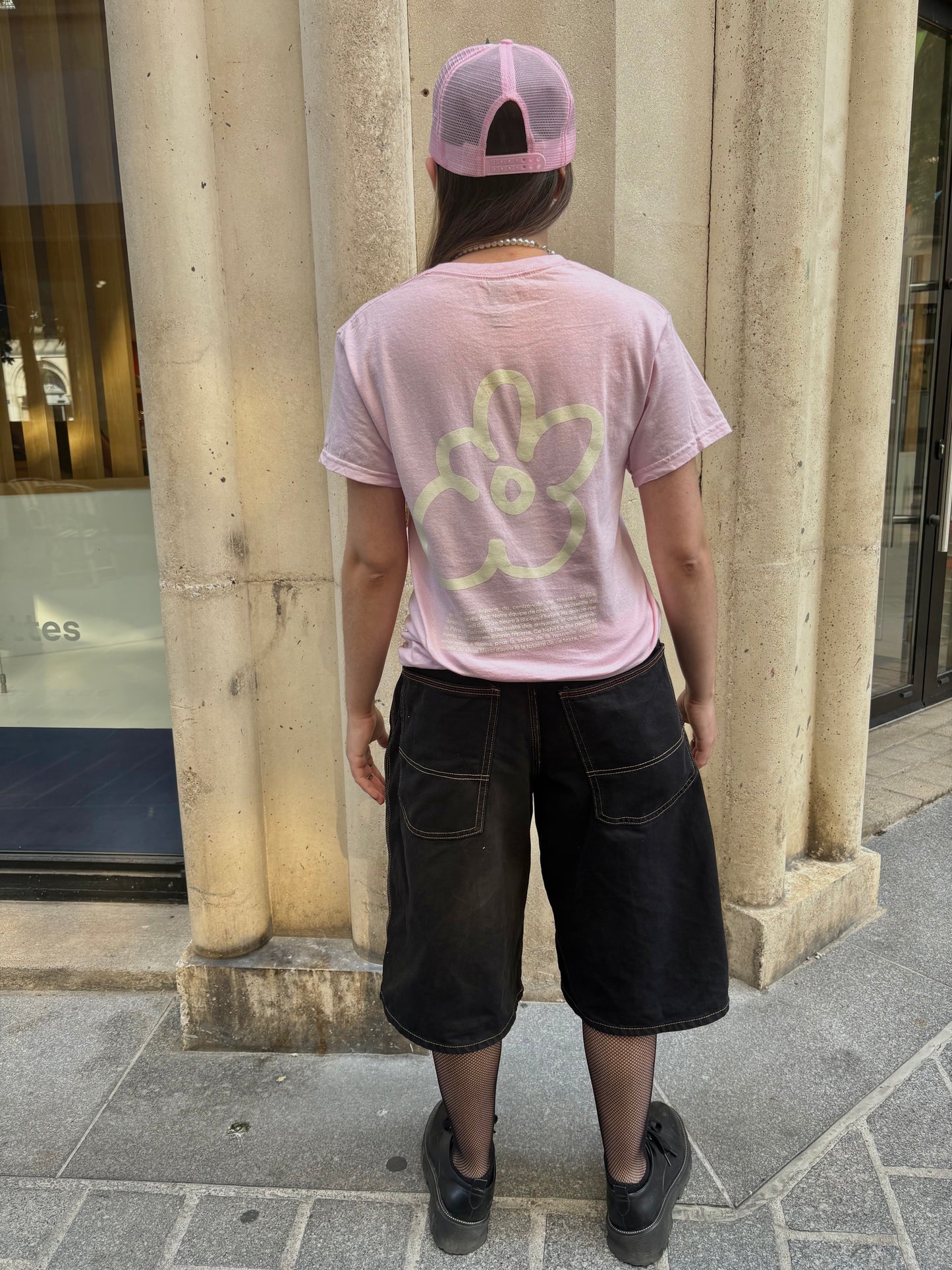 T-shirt Ronin - Rose & Beige