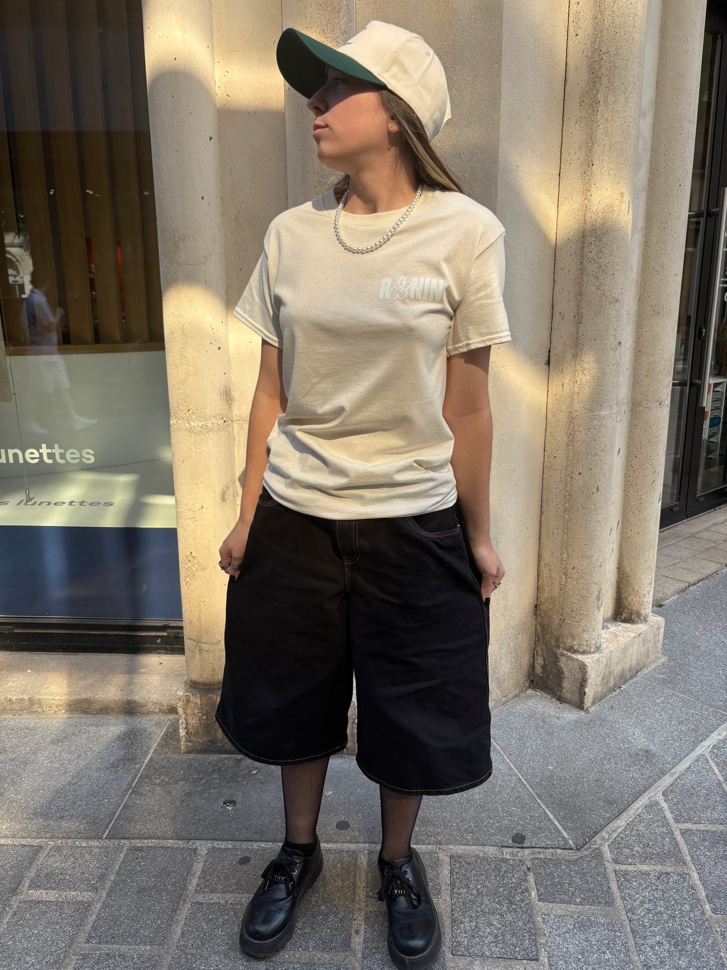 T-shirt Ronin - Crème & Blanc