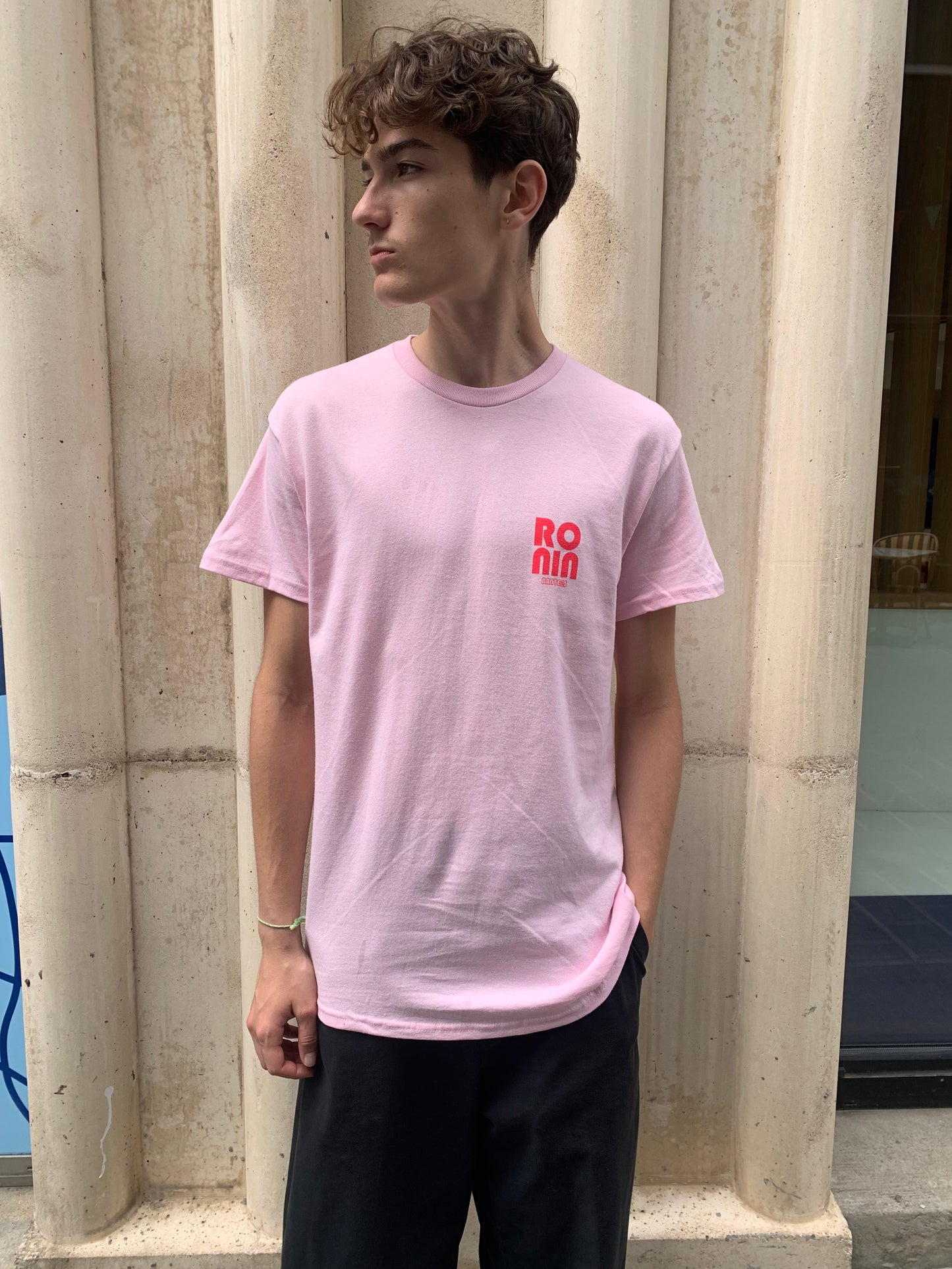 T-shirt Illustration Nantes - Rose & Rouge