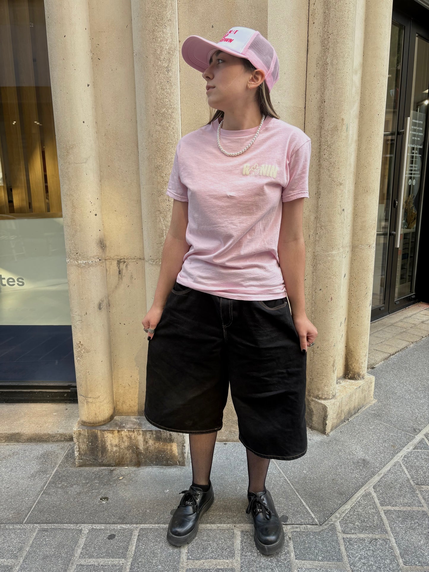 T-shirt Ronin - Rose & Beige