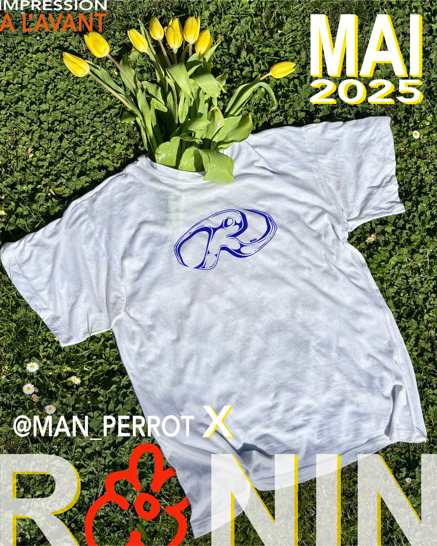 T-shirt collaboration @man_perrot