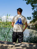 T-shirt Loire Allegorie EXCLU WEB - Blanc cassé/Bleu