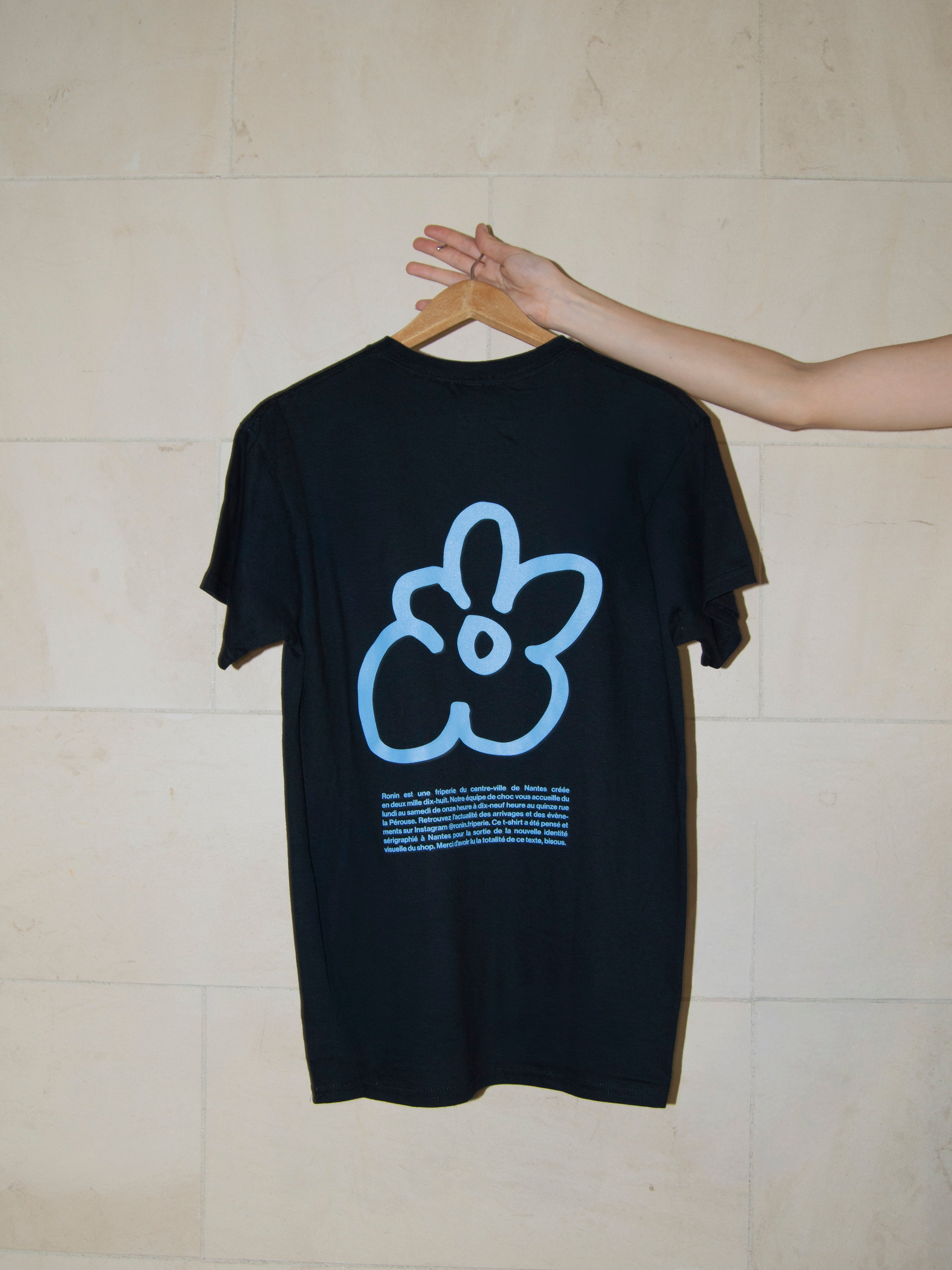T-shirt Ronin - Noir/Bleu