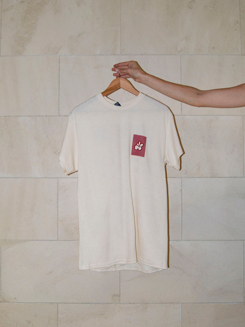 T-shirt JEU de RONIN - Blanc cassé/Bordeaux