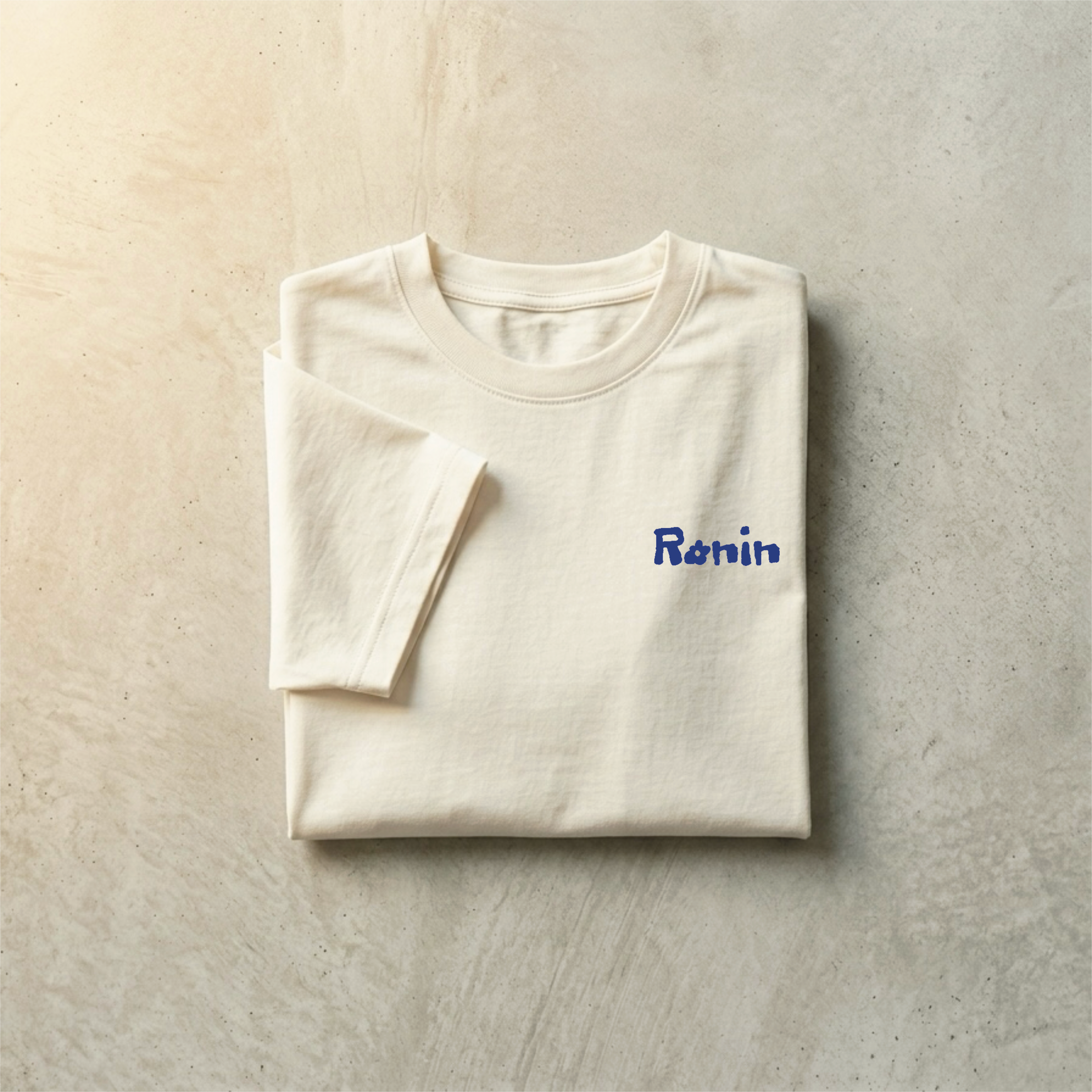 T-shirt Summer Crème & Bleu