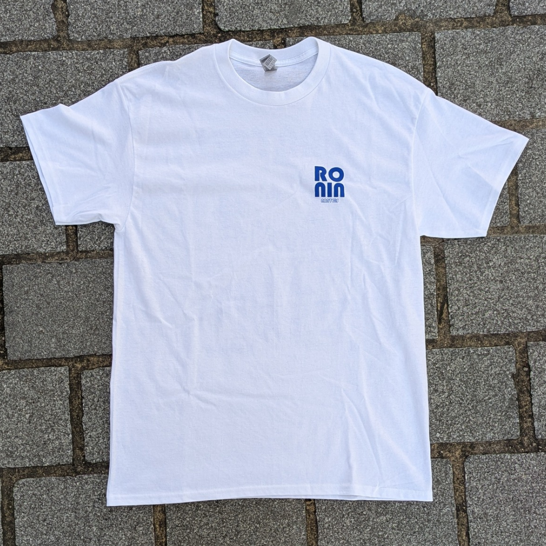 T-shirt Illustration Nantes - Blanc & Bleu