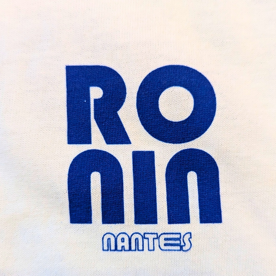 T-shirt Illustration Nantes - Blanc & Bleu