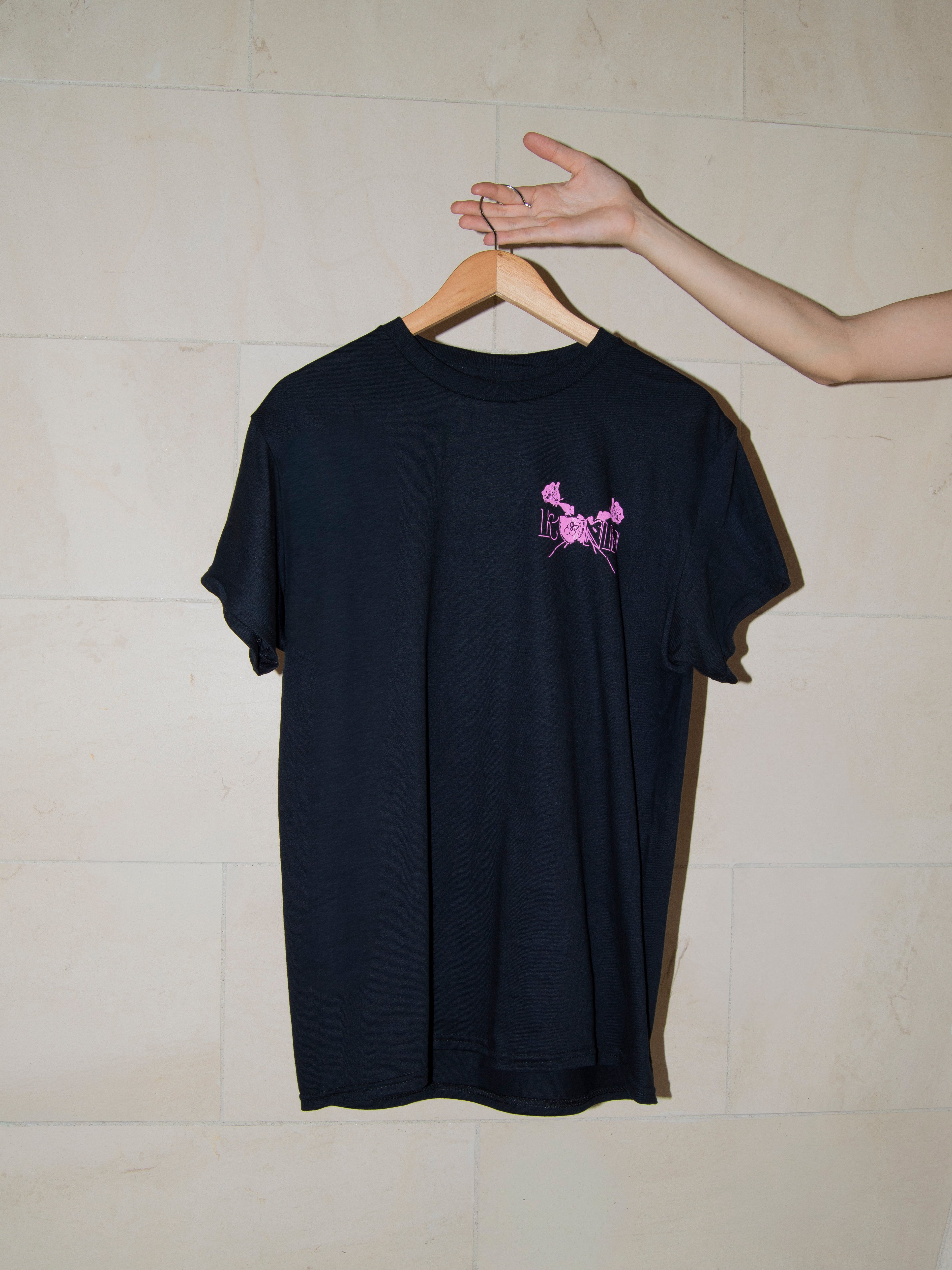 T-shirt Médiéval Noir/Rose