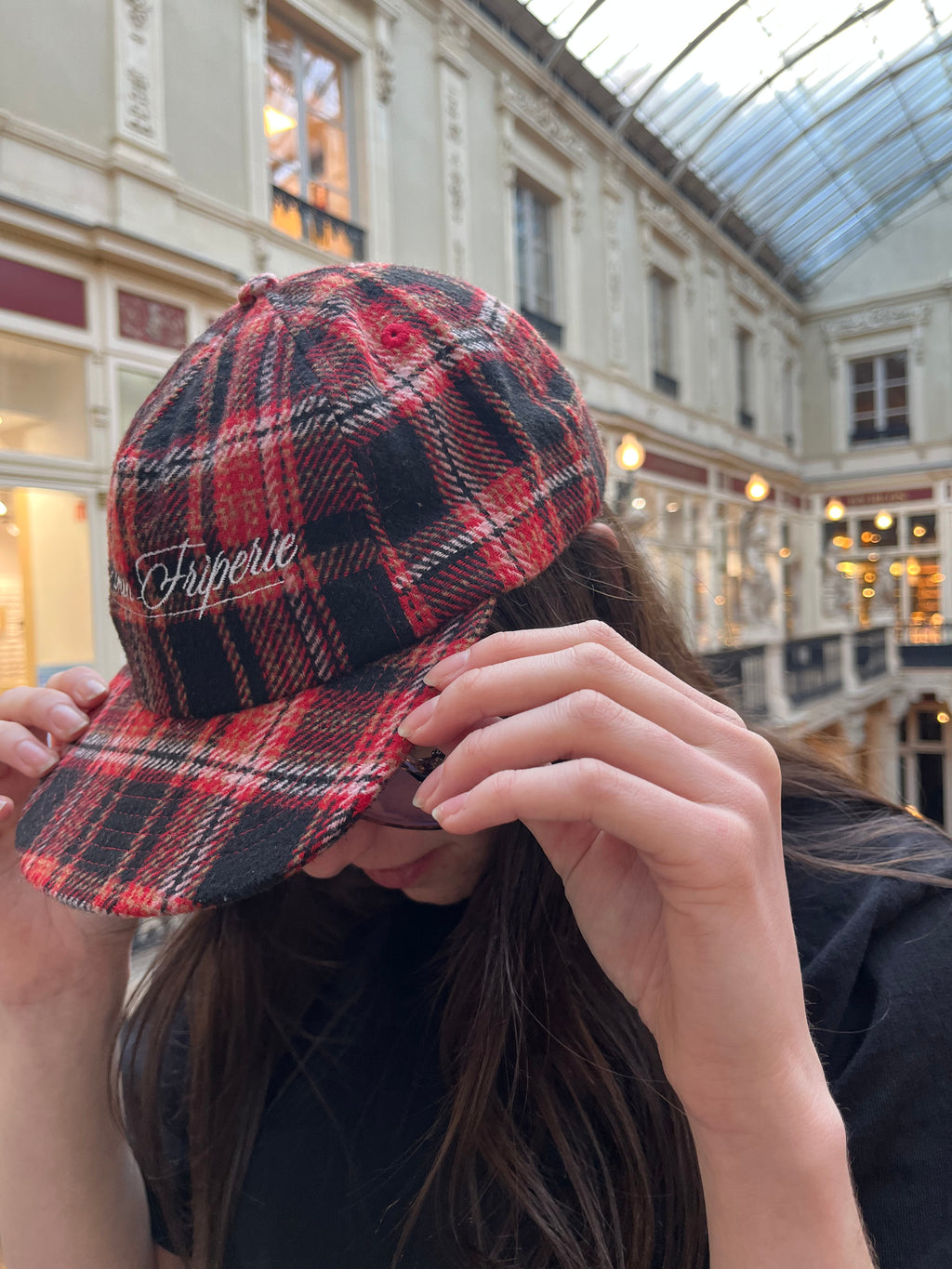 Casquette Ronin Carreaux - Rouge & Noire