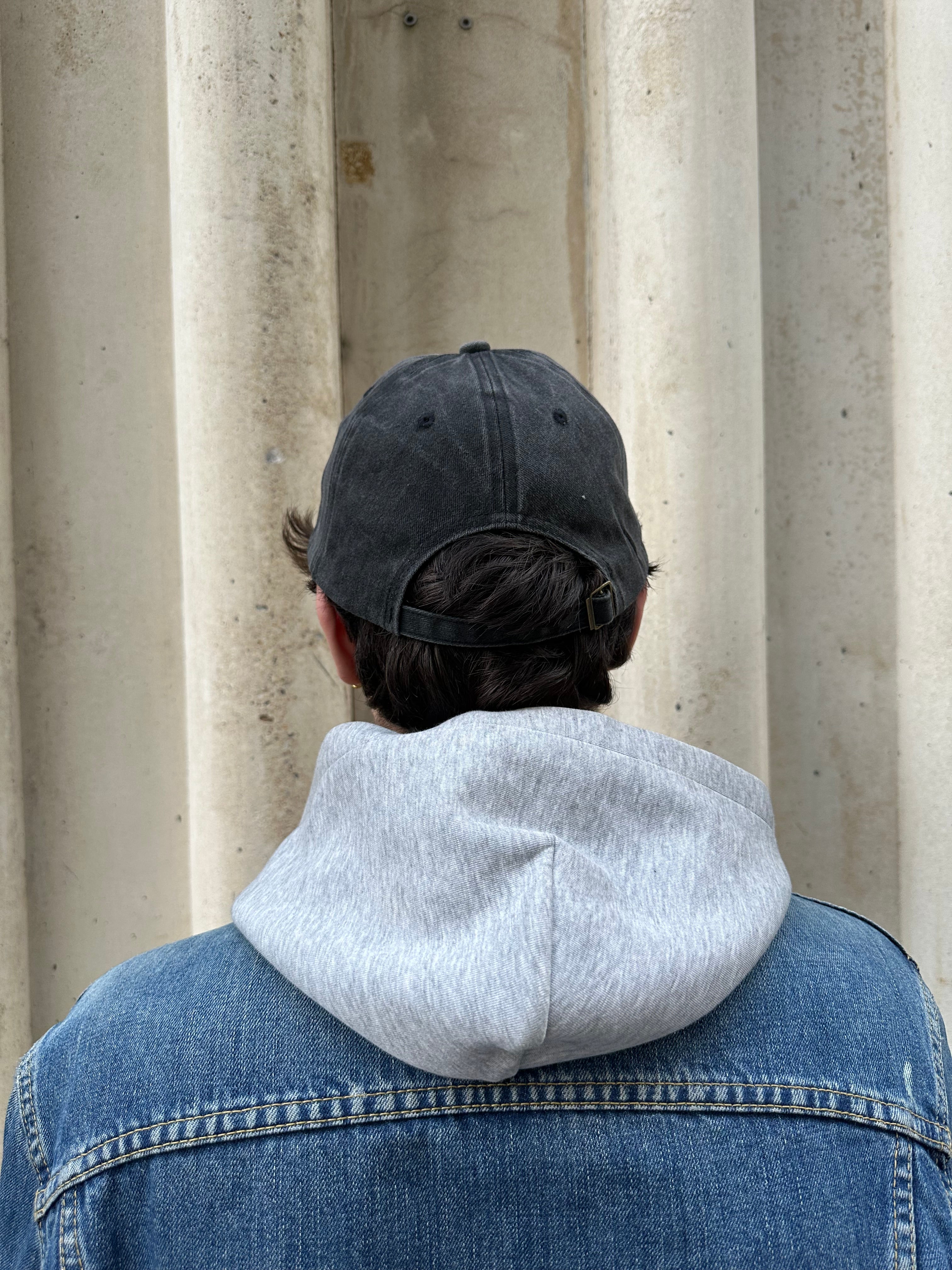 Casquette Ronin Délavé - Noir & Blanc