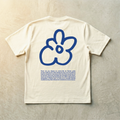 T-shirt Ronin - Crème & Bleu