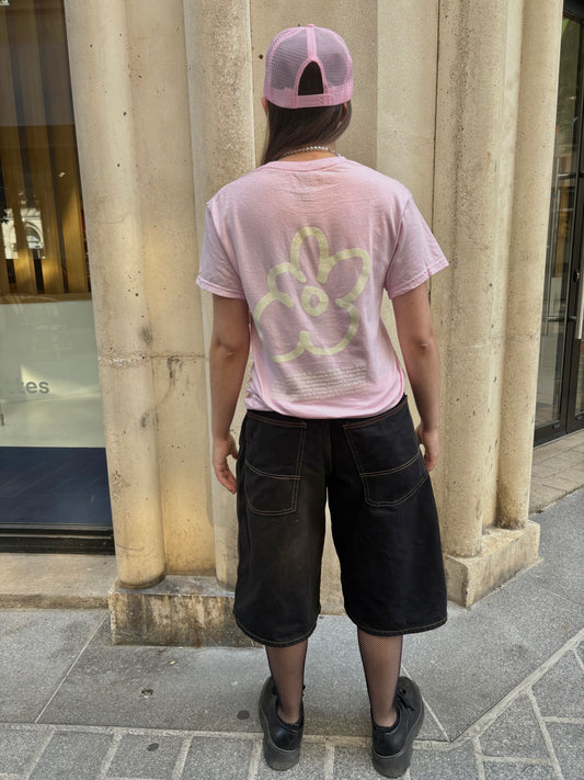 T-shirt Ronin - Rose & Beige