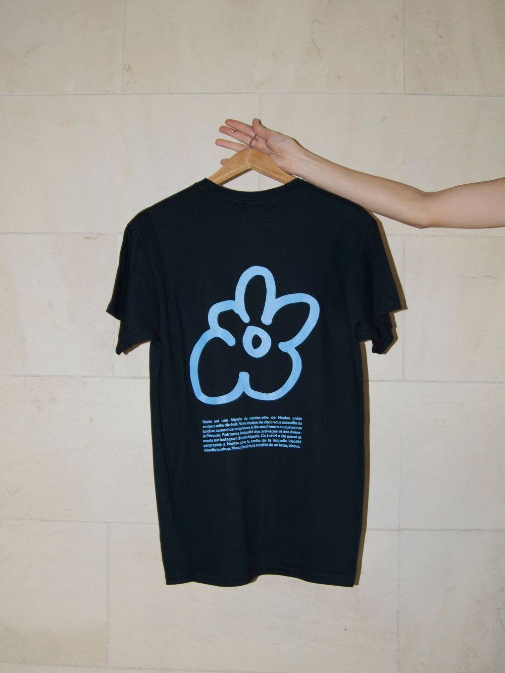 T-shirt Ronin - Noir/Bleu