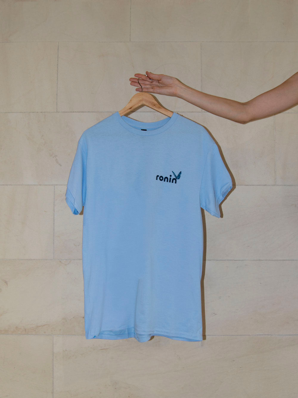 T-shirt Vase - Bleu pâle/Marine