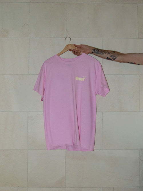 T-shirt Bonhomme - Rose pâle/Blanc cassé