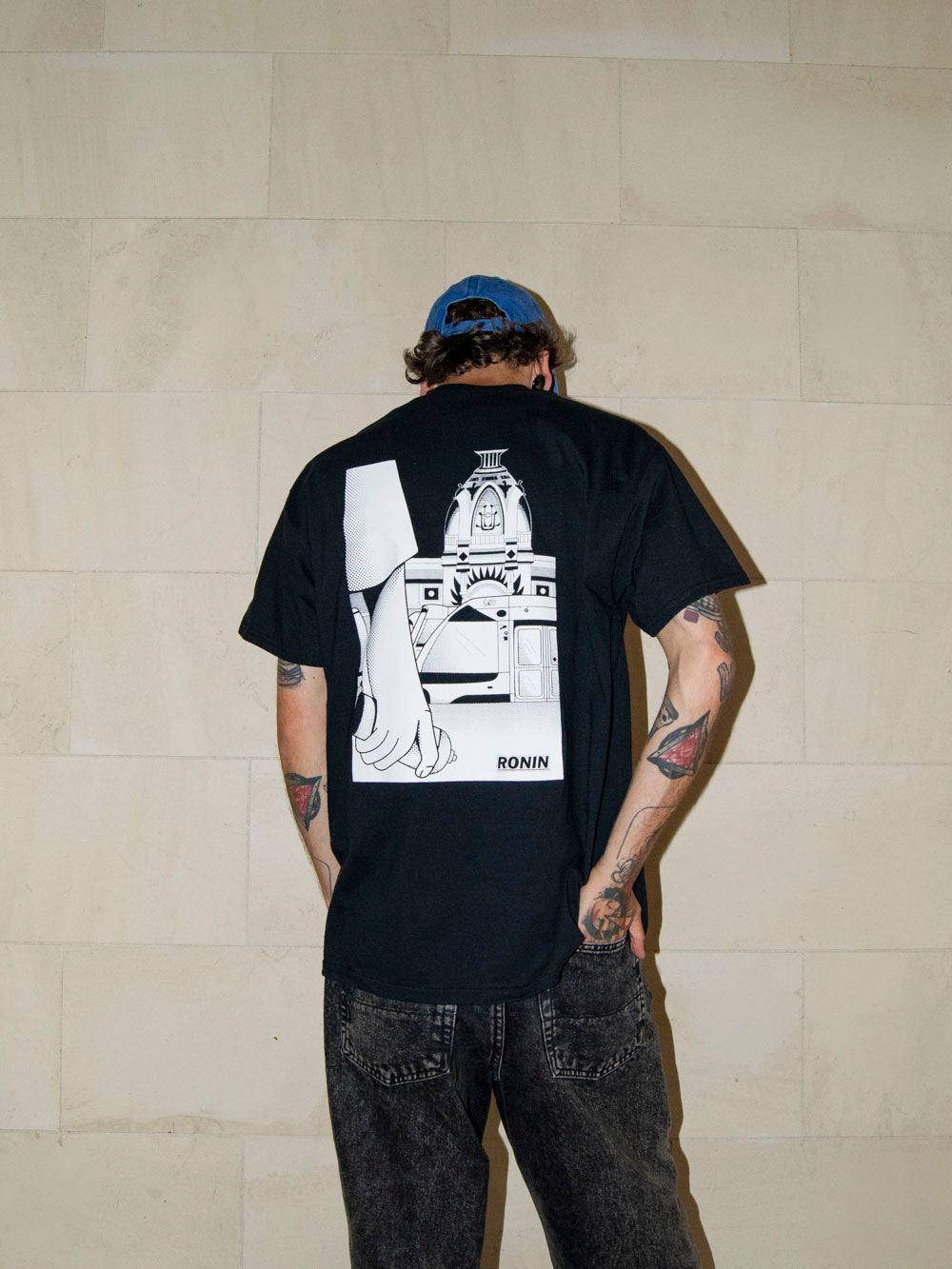 T-shirt Spray - Noir/Blanc