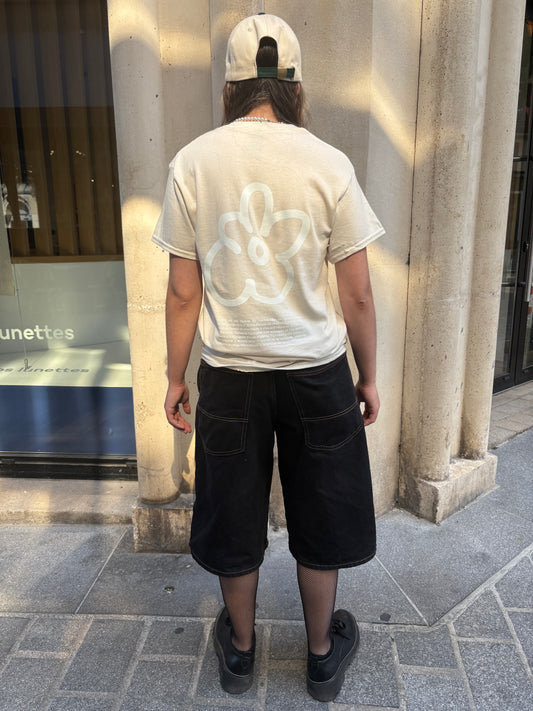 T-shirt Ronin - Crème & Blanc