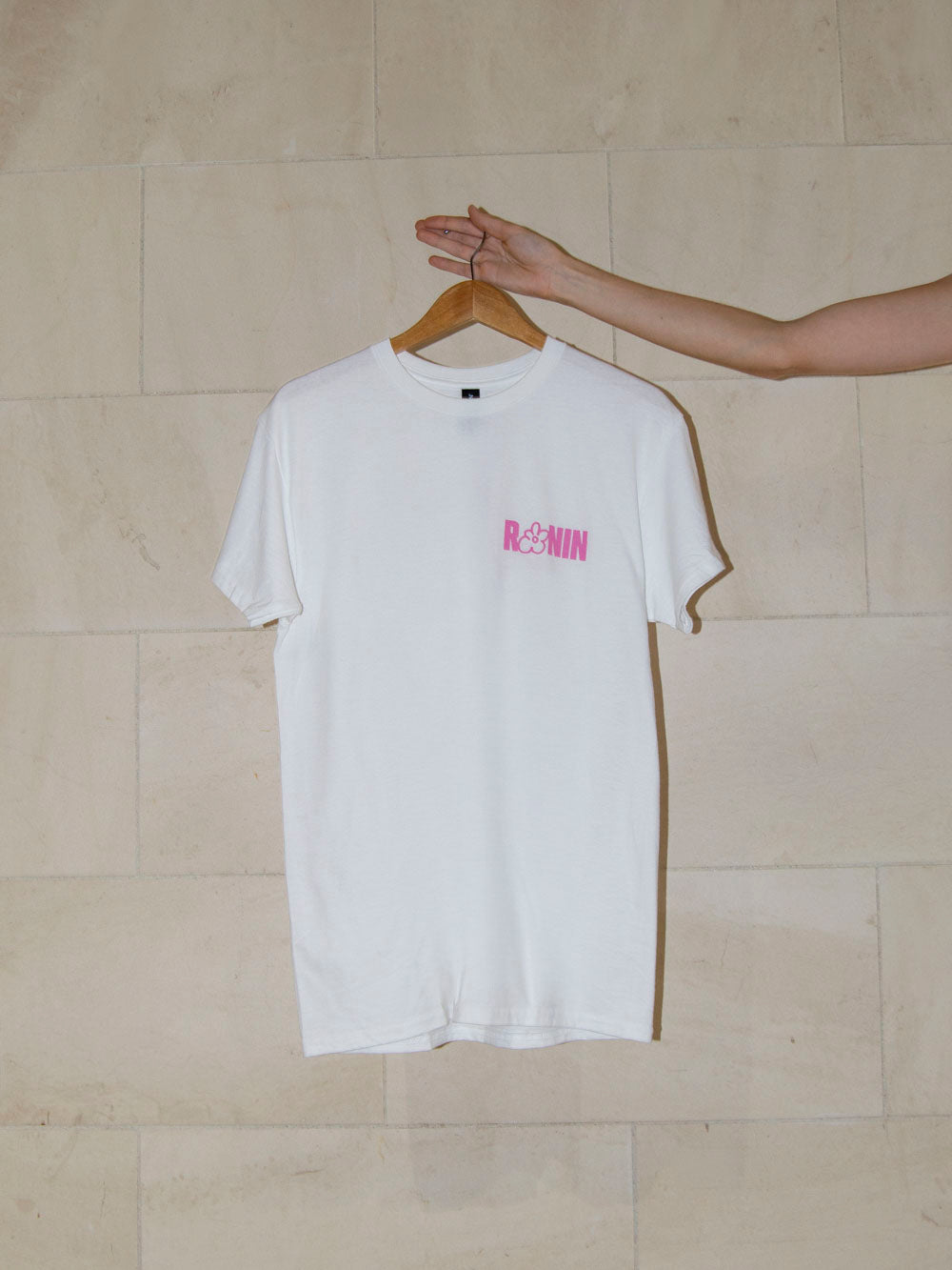 T-shirt Ronin - Blanc/Rose