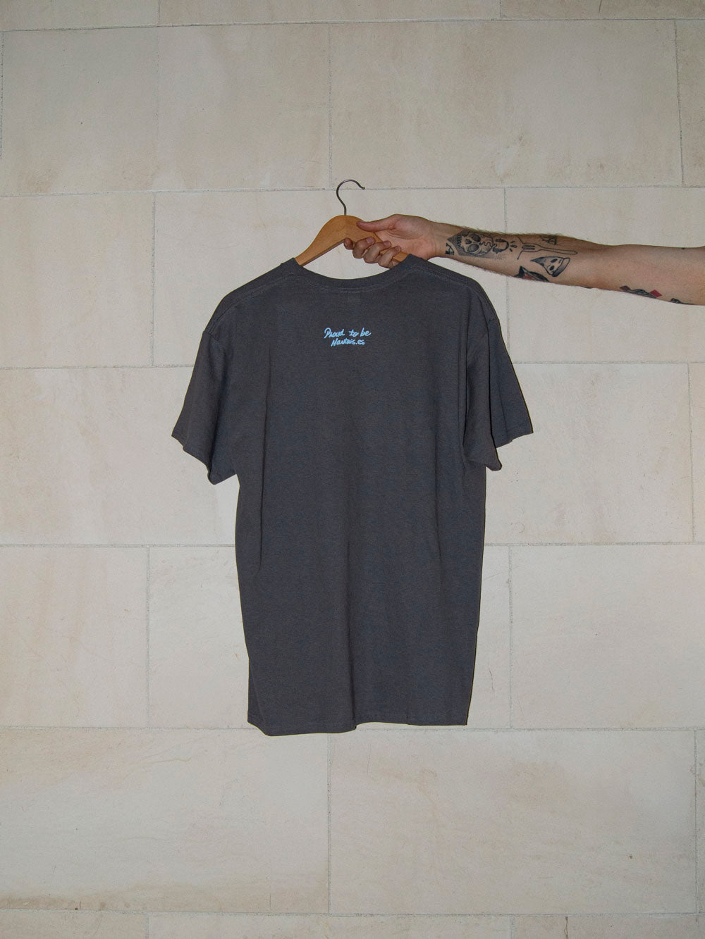T-shirt House of Culture - Gris/Bleu ciel