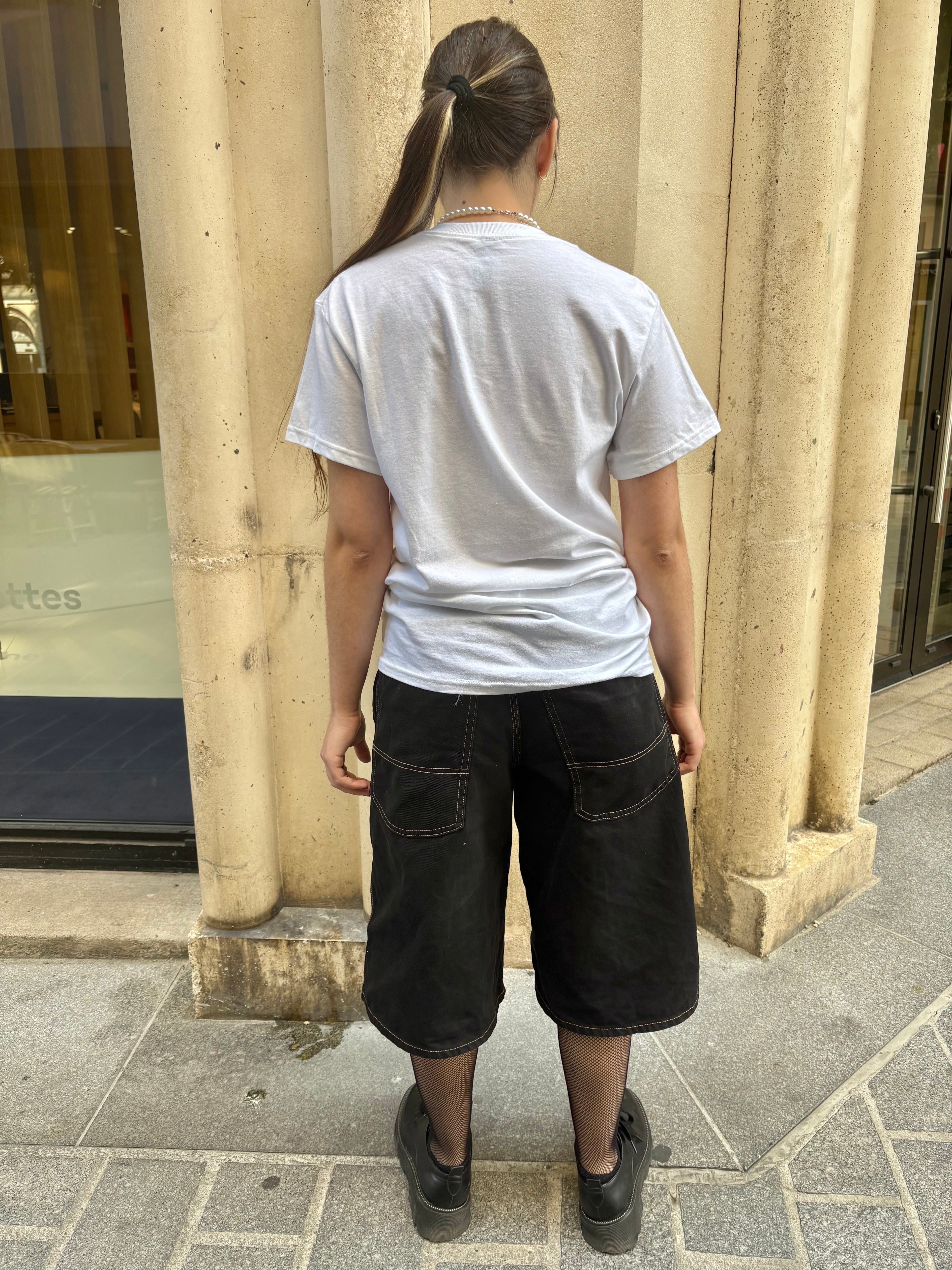 T-shirt I love Nantes - Blanc & Noir/Rouge