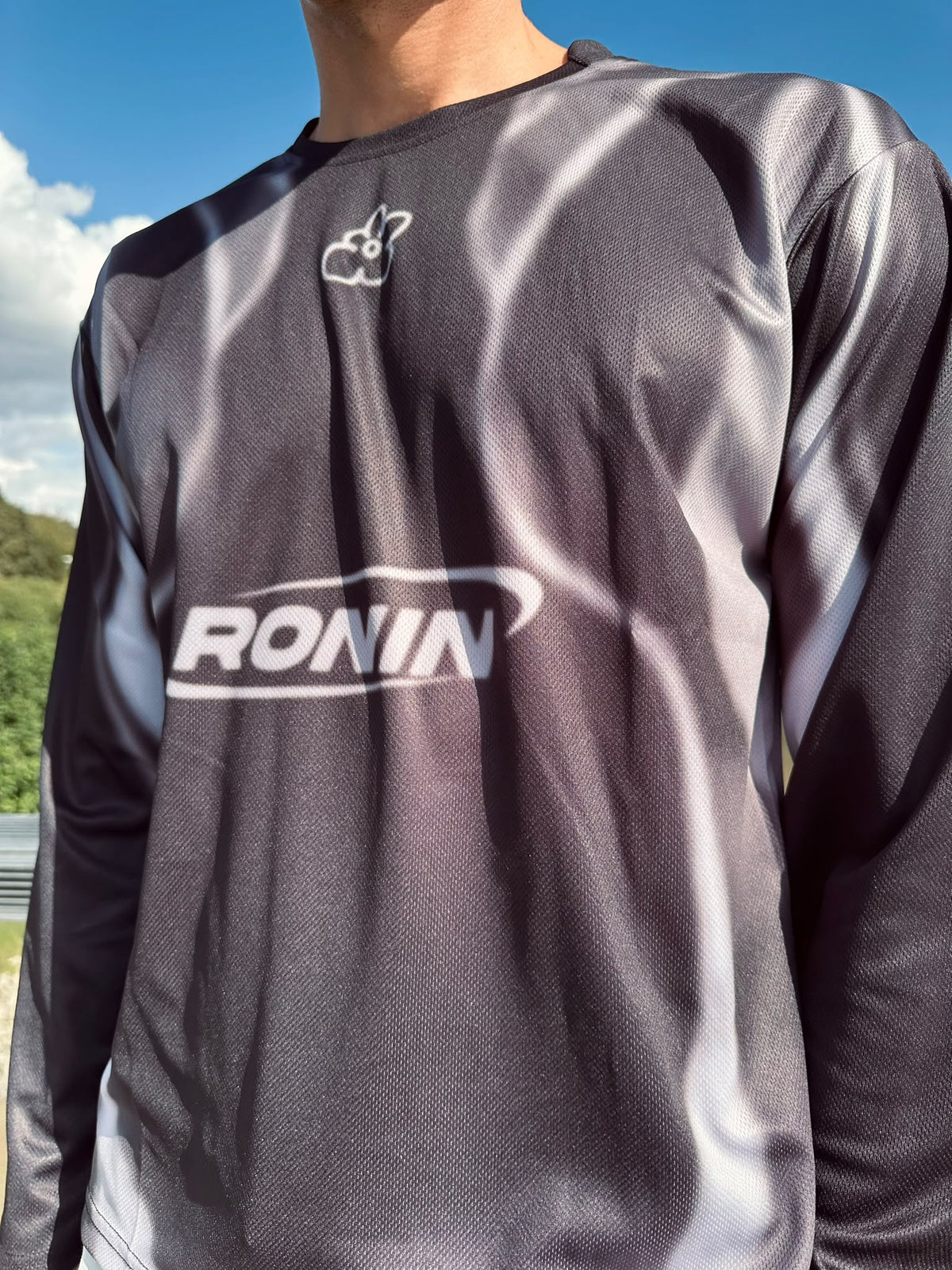 Maillot manche longue Ronin - Gris/Noir