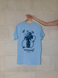 T-shirt Vase - Bleu pâle/Marine
