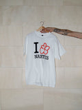 T-shirt I love Nantes - Blanc/Noir & Rouge