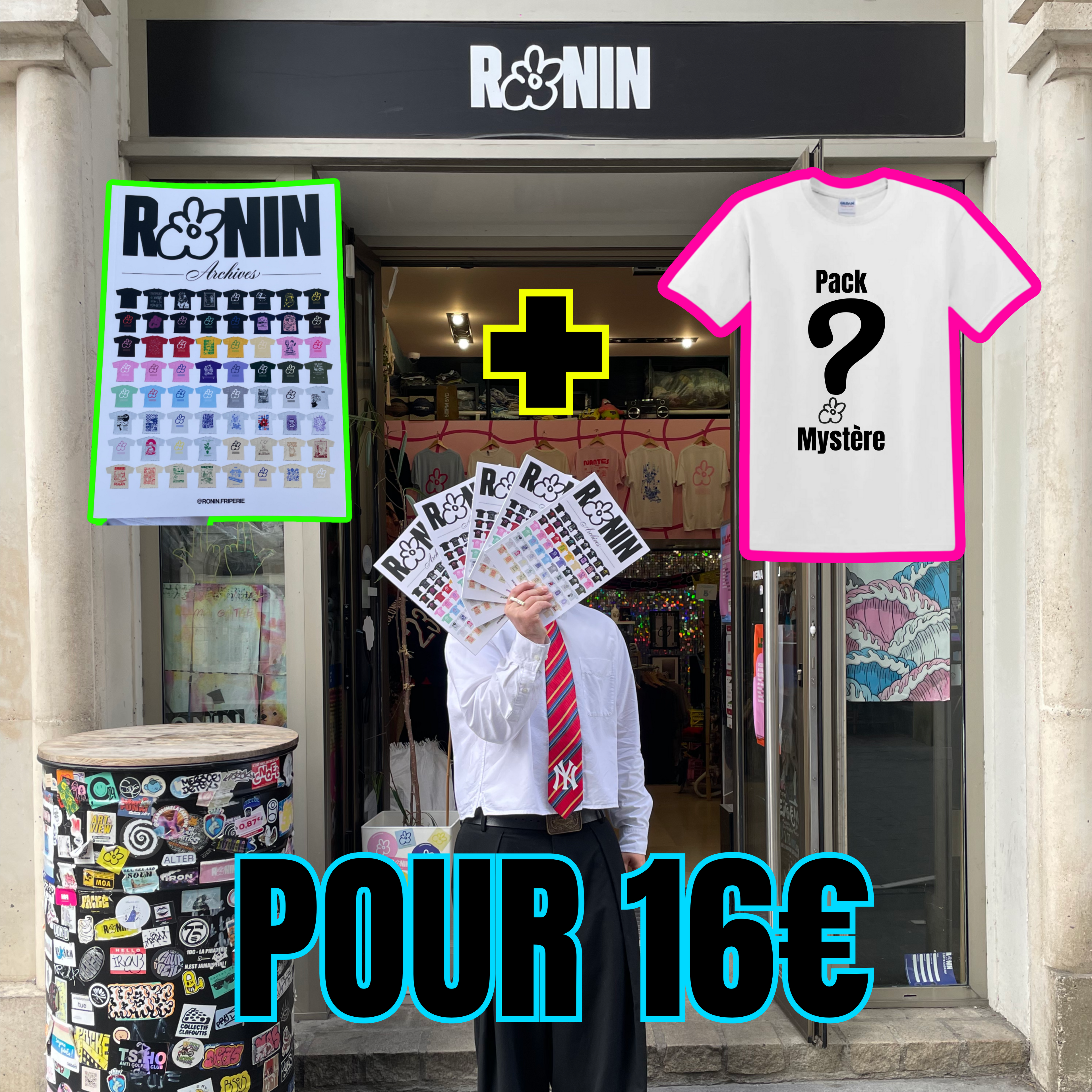 RONIN-NANTES-FRIPERIE-TSHIRT-FLEURS