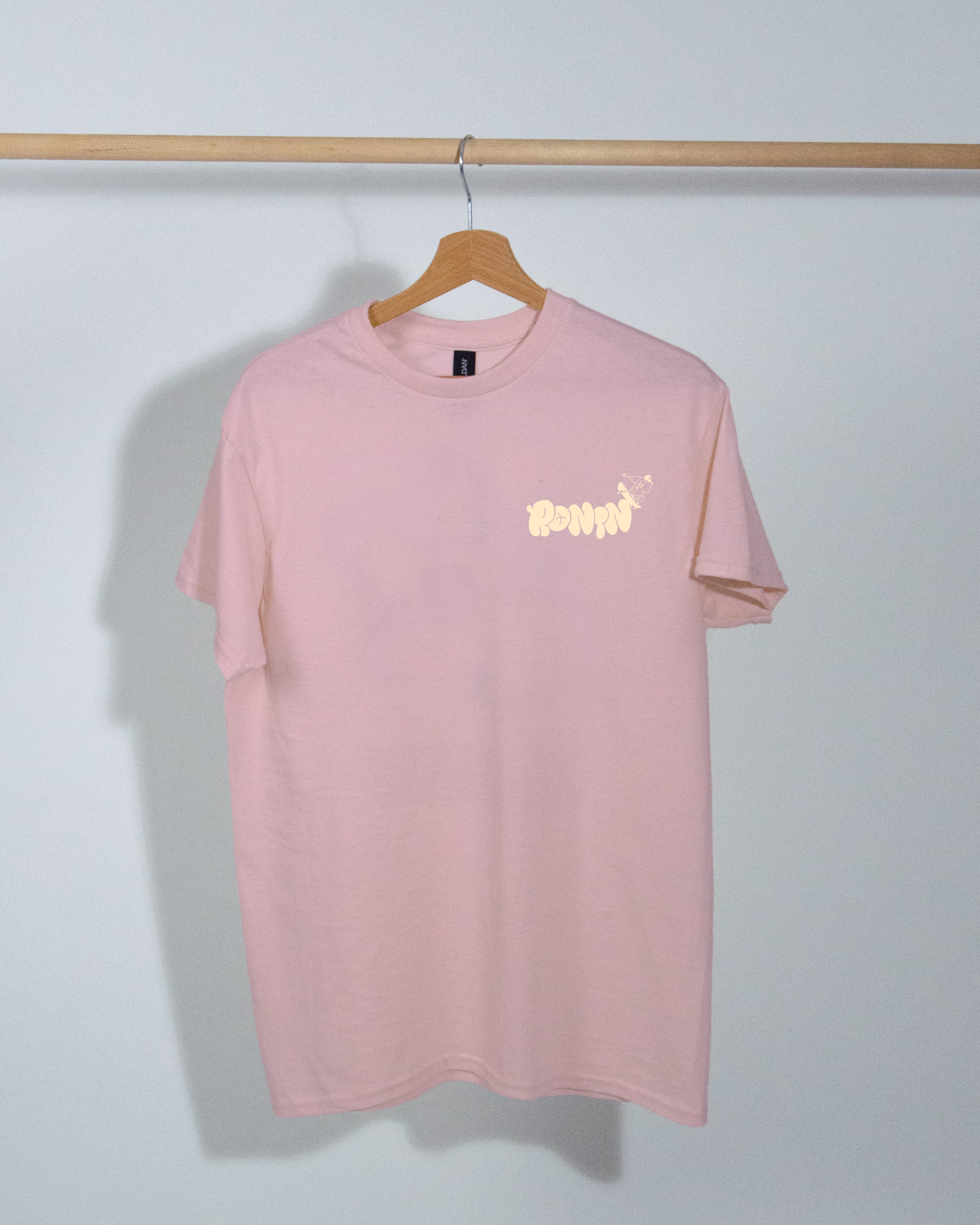 T-shirt Bonhomme - Rose pâle/Vanille