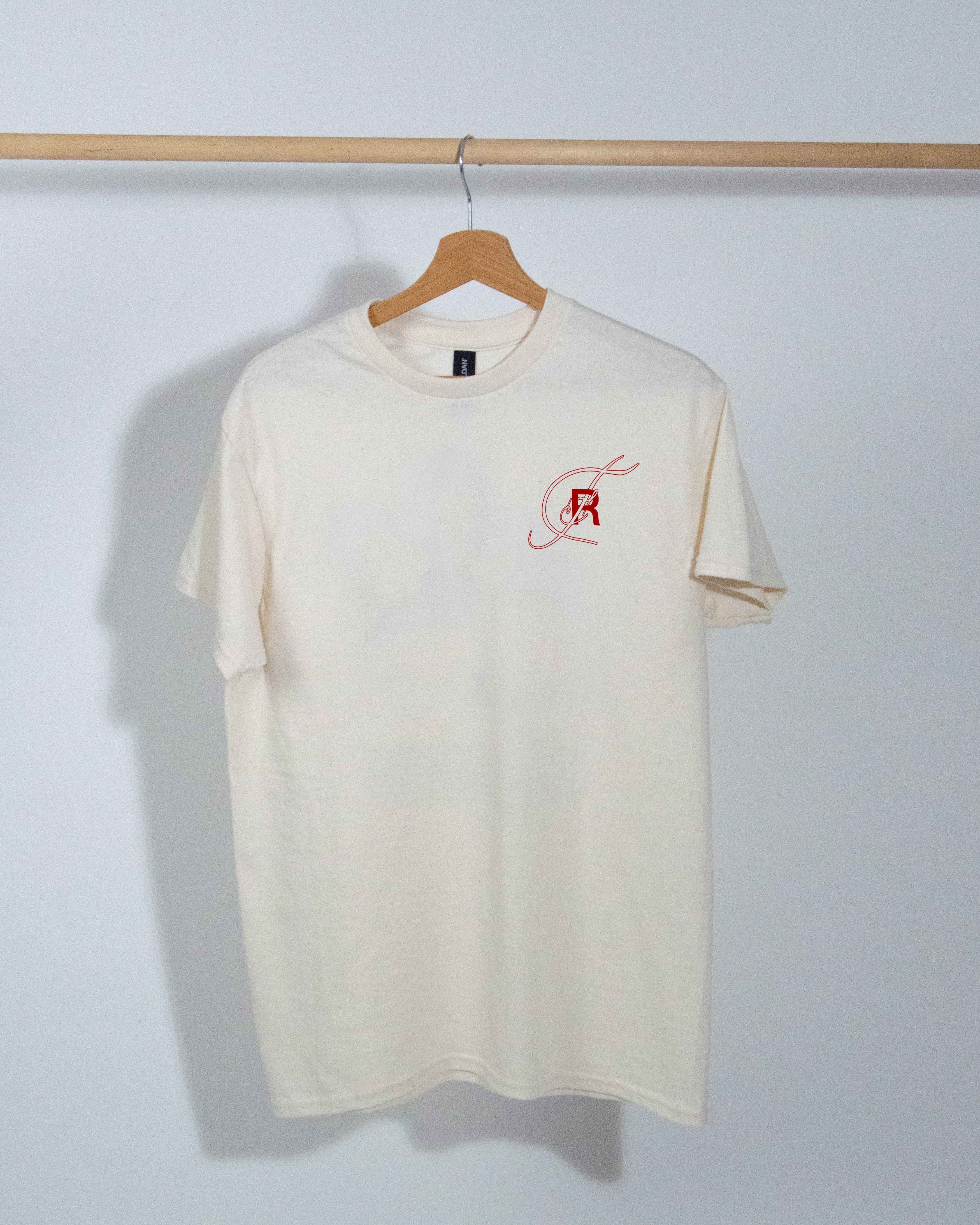 T-shirt F1 - Blanc cassé/Rouge