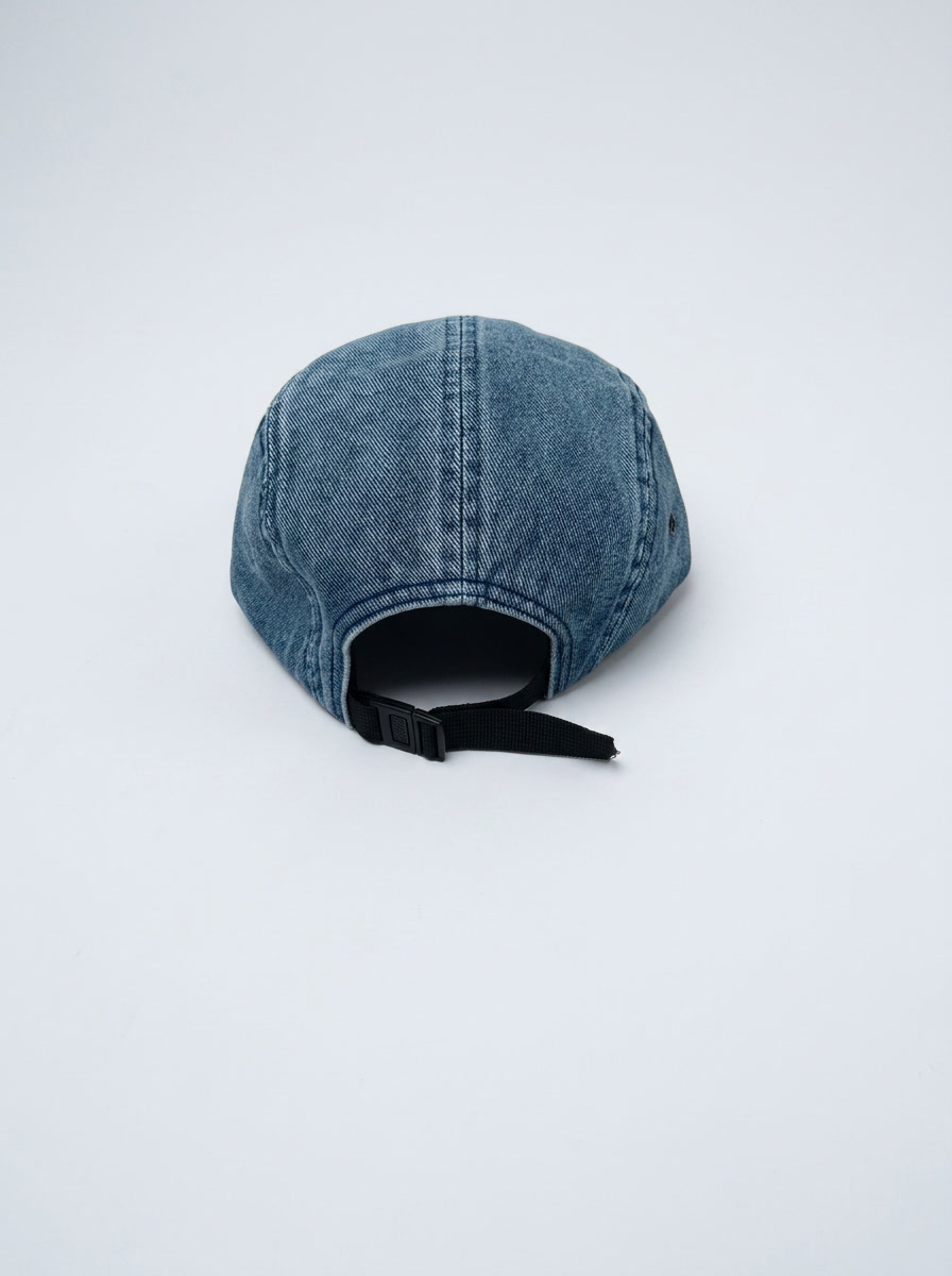 Casquette 5 panel Jean Délavé