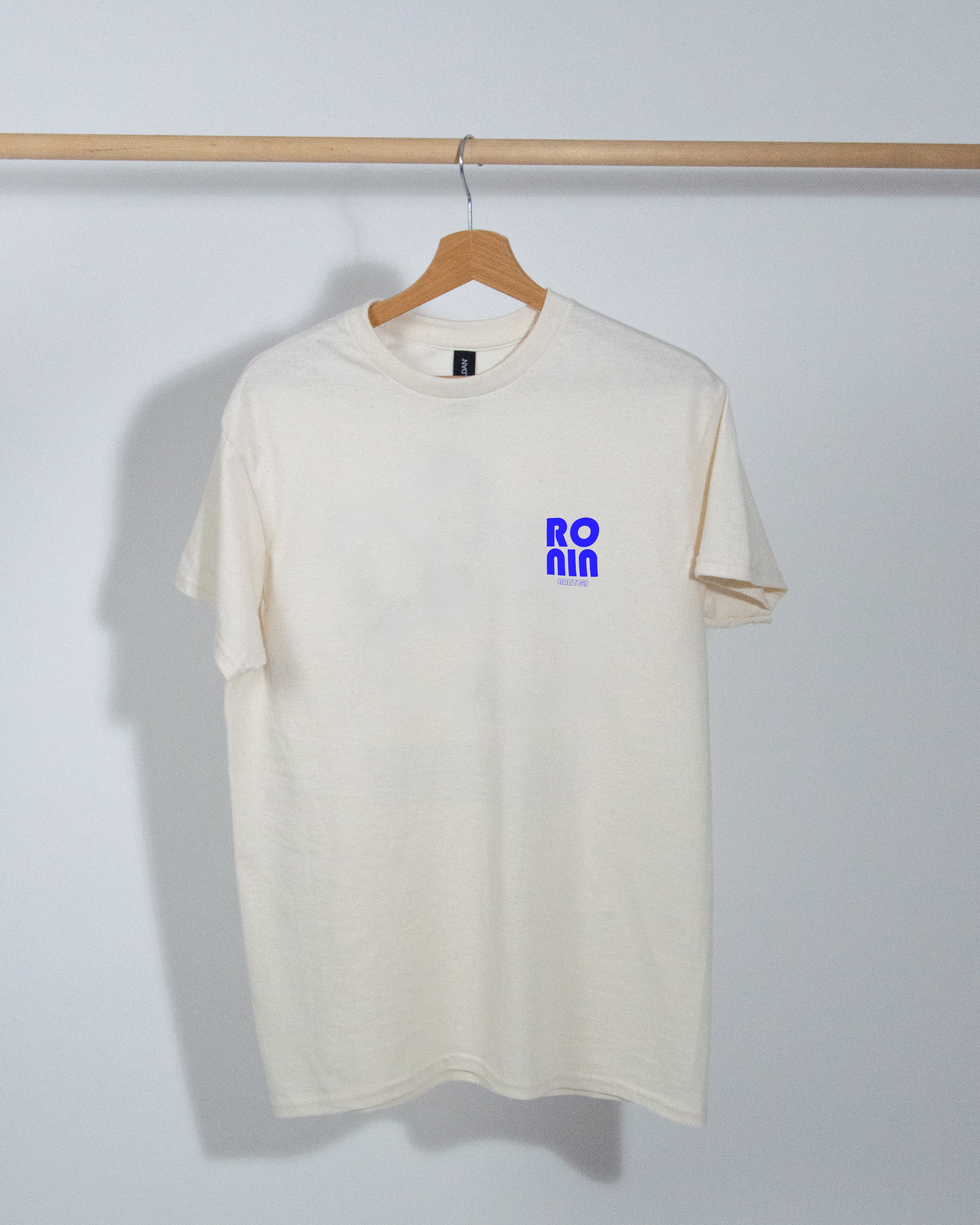 T-shirt Nantes Illustration - Blanc/Bleu Majorelle
