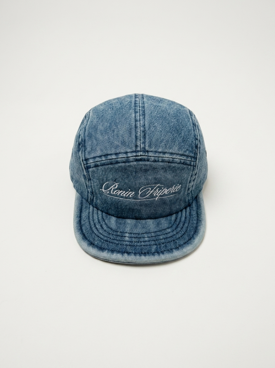 Casquette 5 panel Jean Délavé