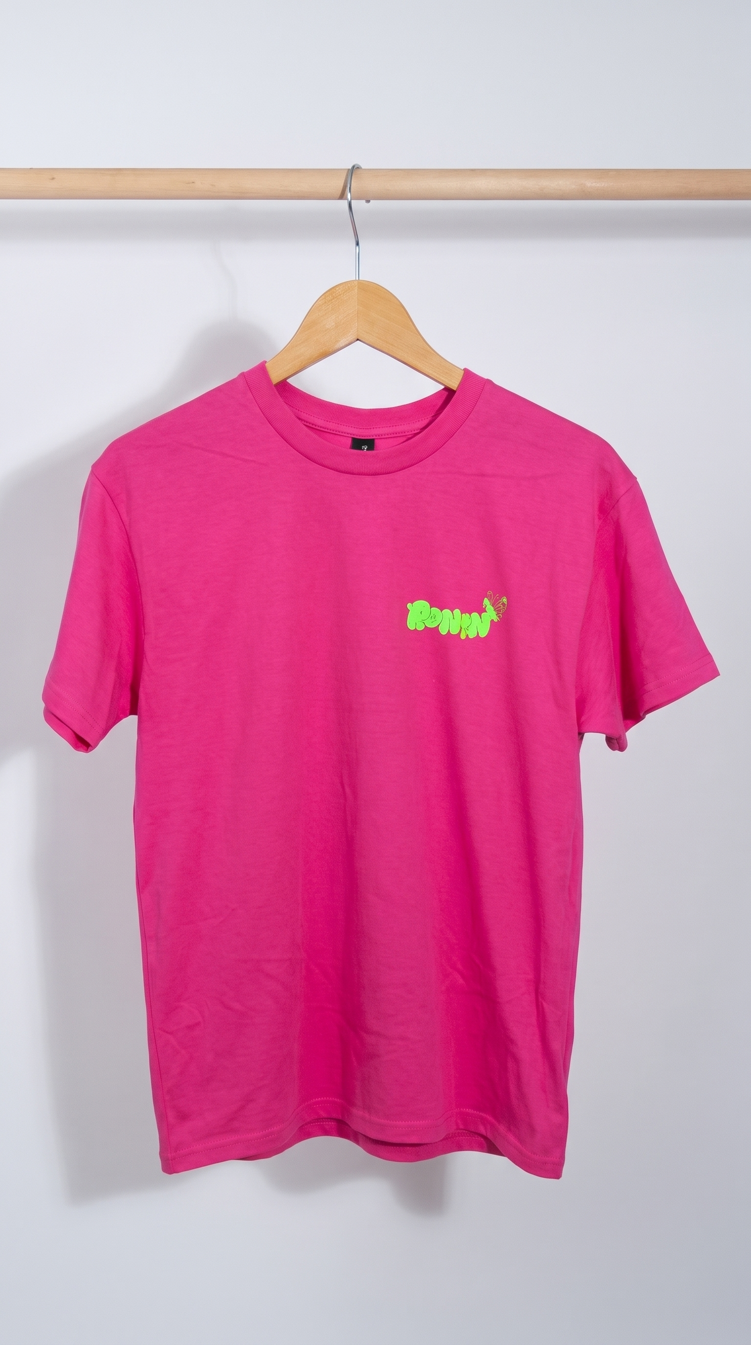 T-shirt Bonhomme Rose flashy/Vert Fluo